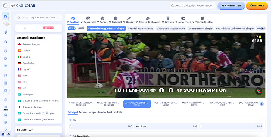 Les paris sportifs casinolab paris sportifs
